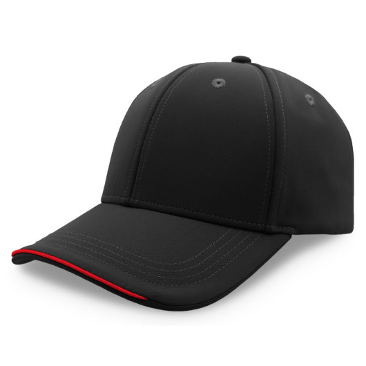 Tempo Trim Caps Black Red